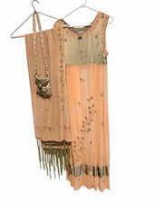 Papy Boez Embroidered 3 Piece Set Vintage Fairy Boho Art Nouveau Dragonfly picture