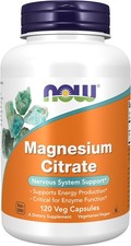 NOW FOODS Magnesium & Potassium Aspartate 120 Veg Capsules picture