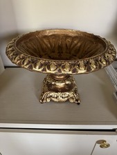 PAIR OF 19TH CENTURY FRENCH TAZZA CAST IRON URNS WITH PEDESTALS picture