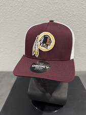 Retro Classic Throwback Washington Redskins Logo Adult Trucker Snapback Hat NEW picture