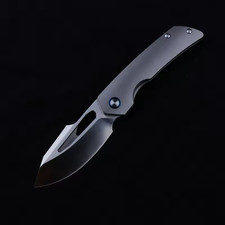 New TC4 Titanium Alloy Custom Anodized Handle EDC Tactical Folding Pocketknife picture