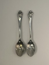 Lot of 2 Tiffany & Co Angela Cummings 1981 Sterling Silver Seashell Spoons picture