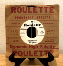 VINTAGE 1957 ROULETTE PROMO TEDD LAWSON 