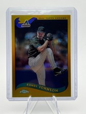 2002 Topps Chrome #200 Randy Johnson Gold Refractor picture