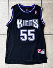 Vintage Nike Sacramento Kings Jason Williams 55 Jersey Black Swingman NBA M +2 picture