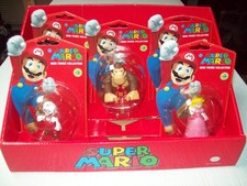 2010 Super Mario store display + 5 mini figures series 3 Goldie Int D. Kong Toad picture