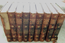 History Of The World By John Clark Ridpath 9 Volume Antique Book Set 1901–1907 picture