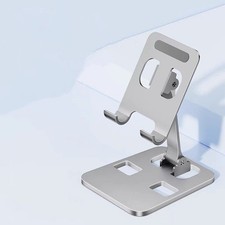 Phone Tablet Desktop Stand Desk Metalfolding Holder Mount Cradle For iPhone iPad picture