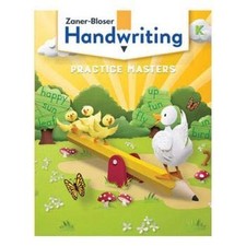 Handwriting  2020 Grade K Prac - GOOD picture