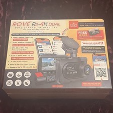 ROVE R2-4K DUAL Dash Cam Front and Rear, STARVIS 2 Sensor, FREE 128GB Card Inclu picture