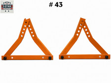 SET#43 FRAME MACHINE 2 UNIVERSAL WHEEL STANDS ADJUSTABLE CHIEF STYLE 674507 picture