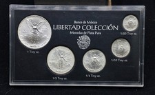 1995 Banco De Mexico Silver Libertad 5 Coin Date Set ‼️EXTREMELY RARE SET‼️ picture