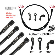 AN3 Braided Brake Hose Motorcycle Hydraulic Clutch Oil Line Tube picture