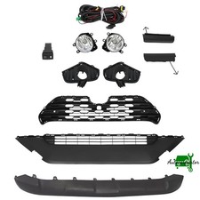 Front Lower Grille  Fog lights Cover Bumper Assembly  For 2019-2022 Toyota RAV4 picture