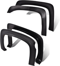 Black Wheel Fender Flares for Chevy Silverado 1500 2007-2013 fleetside 5'8