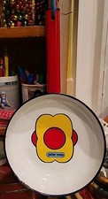 Peter Max Psychedelic Enamelware Mini Frying Pan 1970s Japan Flower Graphic RARE picture