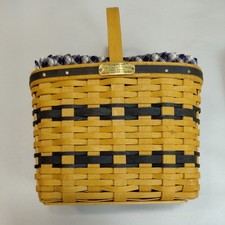 Vintage Longaberger Collectors Club J.W. Mini Bread & Milk Basket~2000 MINT Box picture