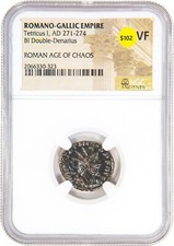 NGC VF BI Double Denarius of Tetricus I ROMANO-GALLIC EMPIRE NGC Antoninianus picture
