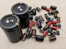 Kenwood KA-5500 rebuild restoration recap upgrade kit repair filter capacitor picture