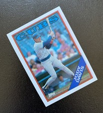 1988 Topps Baseball Error Card Jody Davis Chicago Cubs Misalignment #615 picture