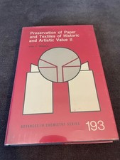 Preservation of Paper and Textiles of Historic and Artistic Value II #193 picture