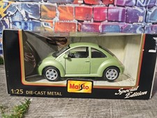 Vntg 1998 Maisto Special Edition 1998 Volkswagen New Beetle 1:25 Diecast Car picture