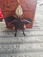 Vintage Bob's Boxes Primitive Folk Angels SW #16 Susan Winget Lang Ornament Set picture