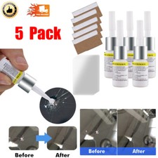 5-PCS Auto Glass Nano Repair Fluid Car Windshield Resin Crack Tool Kit Crack picture