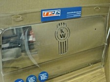 NEW KENWORTH W900 / W900L STAINLESS STEEL FRONT FENDER GUARDS - FITS 1989 & +UP picture