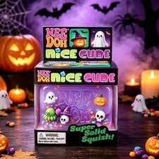 Nee Doh Halloween Nice Cubes Ice Cube Toy Fidget Super Solid Squish picture
