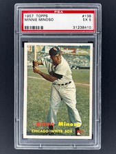 1957 Topps #138 Minnie Minoso PSA EX 5 ~ Vintage Chicago White Sox picture