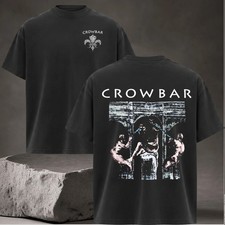 Crowbar Sludge Metal Band Unisex Vintage Cotton Streetwear Graphic T‑Shirt picture