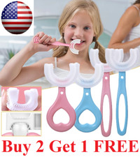 Children Kids Toothbrush 360° U-shaped Brush Oral Teeth Cleaner Baby 2-12 Year picture