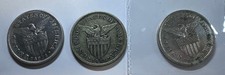 1921 US-Philippines 50 Centavos Silver Coins (3pcs) - lot#16 picture