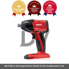HILTI SID 4-A22 Impact Driver 22Volt 1/4 Hex Cordless Bare Tool picture