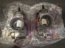 Yamaha Banshee YFZ350 34mm PJ Flat Slide Carburetor Set Dual Carbs + Jet Kit picture