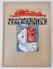 Antique 1927 Atkinsons Scene Painting Bulletin Art Frank Atkinson Sign ART Book picture