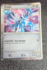 2011 Pokemon Call of Legends Dialga SL2 Shiny Holo Rare Damaged Crease Scratches picture