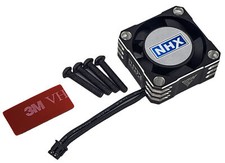 NHX RC 25mm Aluminum Case High Speed 32000 RPM ESC Cooling Fan -Silver/Black picture