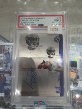 2018 Panini Elements Lamar Jackson Auto Psa 9 picture