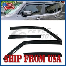 Fit 2015-2022 Jeep Renegade Smoke Window Visor Sun Rain Guard Deflector Smoke picture
