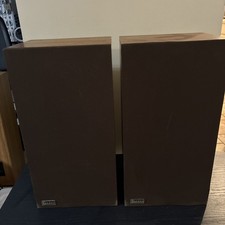Vintage 80’s Norman Lab Speakers Rare Model 83 Floor pair Need Refoamed picture