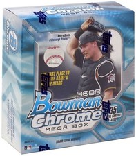 Factory Sealed Topps 2022 Bowman Chrome Baseball MLB Mega Box LOADED w/ Rookies picture
