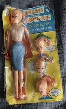 Vintage Debbie in Different Moods Doll Change Heads “eyebrows” Hong Kong 1960s picture