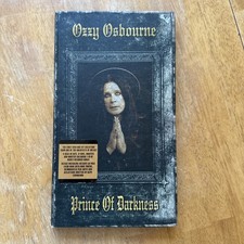 OZZY OSBOURNE PRINCE OF DARKNESS 4CD BOX SET WITH BOOKLET USED picture