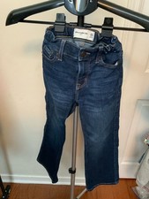 Abercrombie Kids Boot Jeans Girls Size 5/6 Long Blue Denim picture