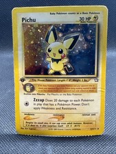 Pichu 12/111 Neo Genesis Holo HP/Damaged Pokemon TCG picture