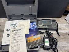 Sony ICF-SW55 World Band Receiver FM/LW/MW/SW World Band Radio W/ case For Parts picture