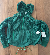 NEW Free People FP Movement Happy Camper Pullover Women's Size M Medium Green picture