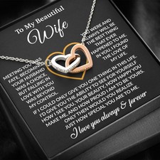 To My Wife Necklace, Christmas Gifts For Women, Anniversary Gift For Wife picture